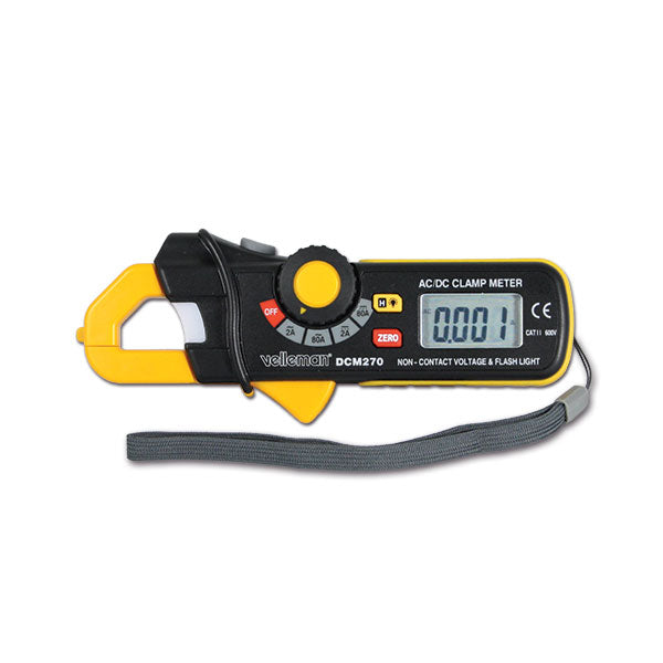 Pinza Amperometrica Digitale 280A  Misura Vdc, Vac, CC e CA con Display LCD TST601