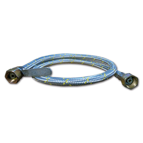 Manichetta flex 70 cm raccordo acciaio TUB402