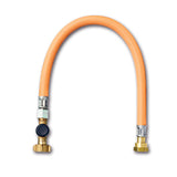 Manichetta alta pressione FR 45 cm con sicura TUB414