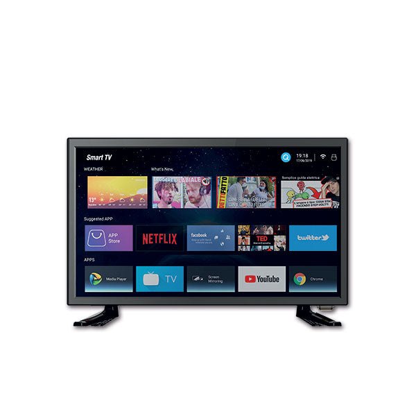 Televisor LED inteligente DVB-T2 de 22 pulgadas TVL161