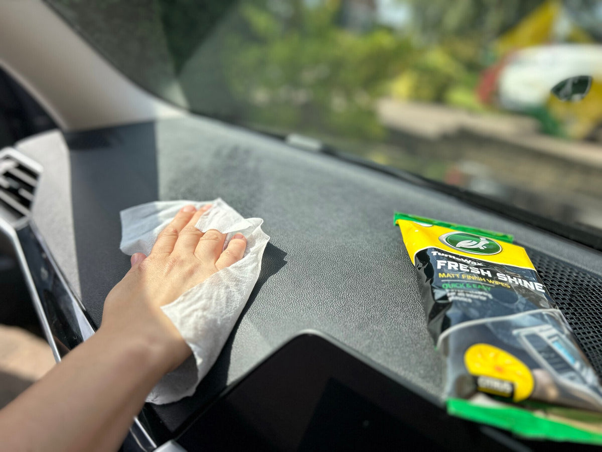 Turtle Wax Fresh Shine, salviette per cruscotto, finitura opaca - 24 pz