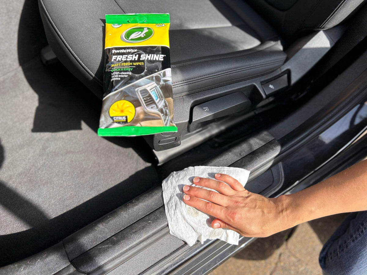 Turtle Wax Fresh Shine, salviette per cruscotto, finitura opaca - 24 pz