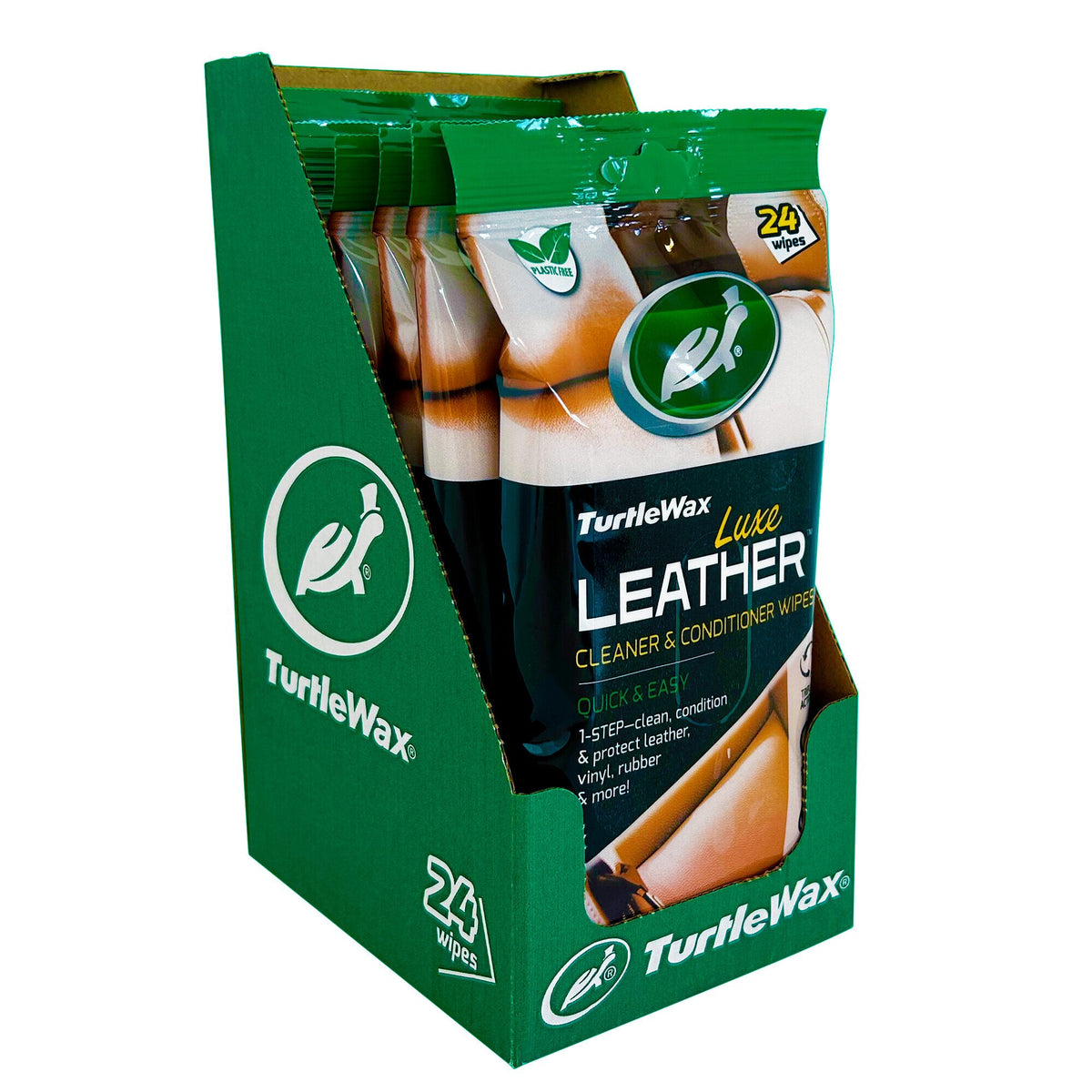 Turtle Wax Luxe leather, salviette per pulizia pelle - 24 pz