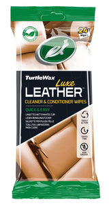 Turtle Wax Luxe leather, salviette per pulizia pelle - 24 pz