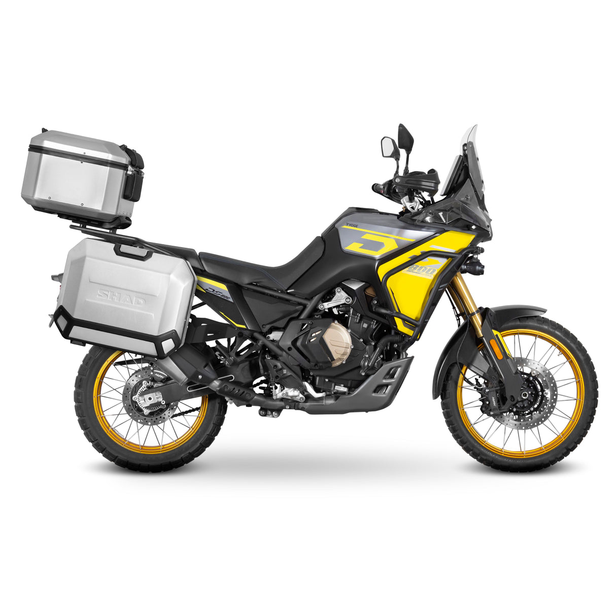 Sistema de soporte para maletas laterales Shad Shad 4P VOGE DS800 RALLY 2025 V0DS854P