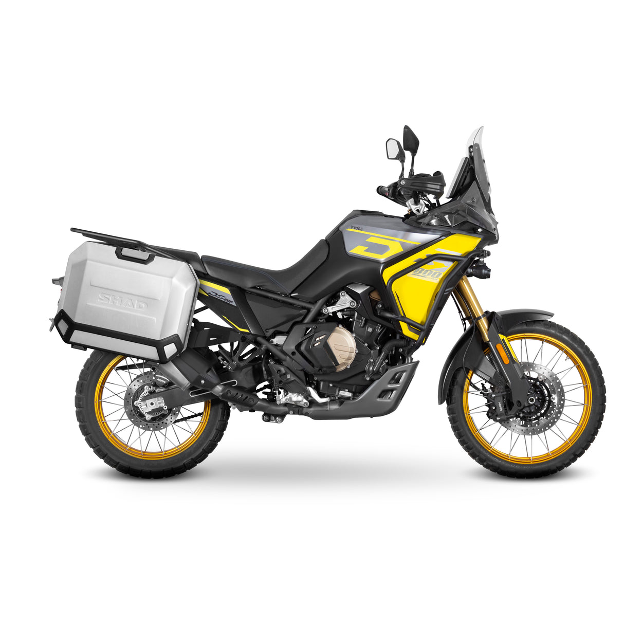 KIT VALIGIE LATERALI SHAD Terra TR40 + TELAIO 4P SYSTEM VOGE DS800 RALLY 25