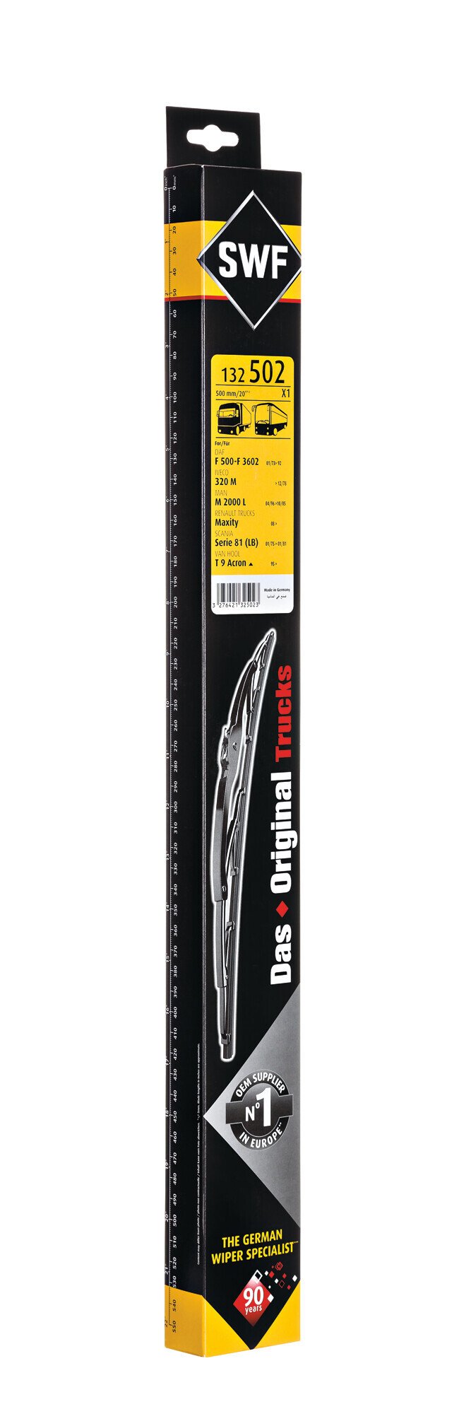 SWF Das Original Trucks, spazzola tergicristallo - 500 mm - 1 pz