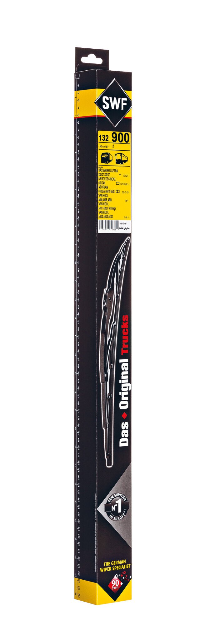 SWF Das Original Trucks, spazzola tergicristallo - 900 mm - 1 pz 132900