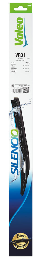 Valeo Silencio Conventional, spazzola tergicristallo posteriore VR31 500 mm 1 pz