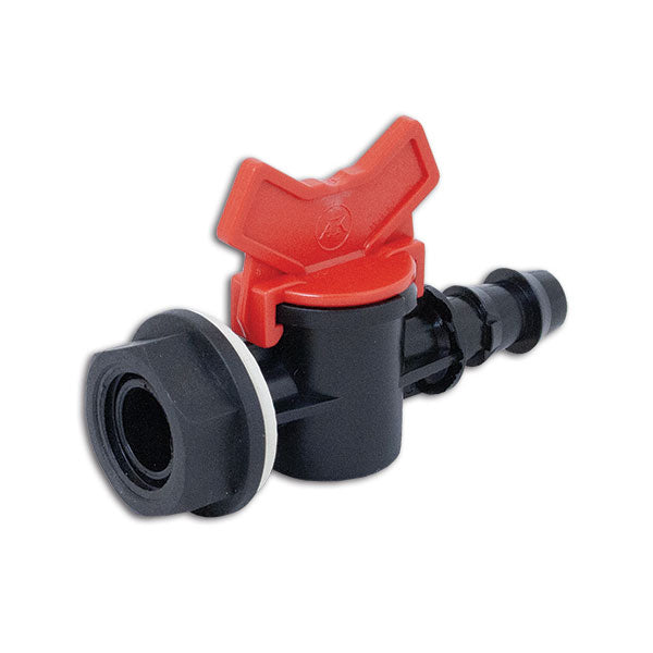 Grifo de 1 vía, diámetro 20 mm, f1/2'', con tuerca y vaina VAL050