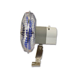 Ventilatore 12V oscillante con grigia metallica 8711293012015