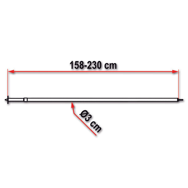 Fiamma Door Pole (CS / F45Ti) 05161-02-