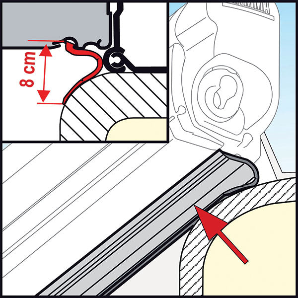 Fiamma Rain Guard Lower 06299-01-