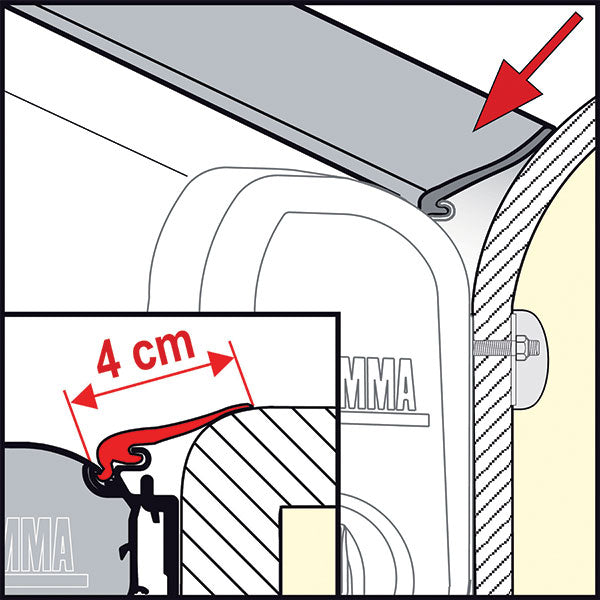 Fiamma Rain Guard M venduta al metro 03477-01-