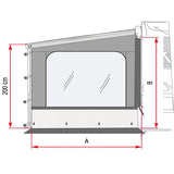 Fiamma Side W Pro  Parete Laterale per Tendalino F45 / F70 / F65 07973-01-