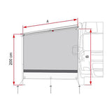 Fiamma Sun View Side F45 / F65 / F80s - Awning Side Wall