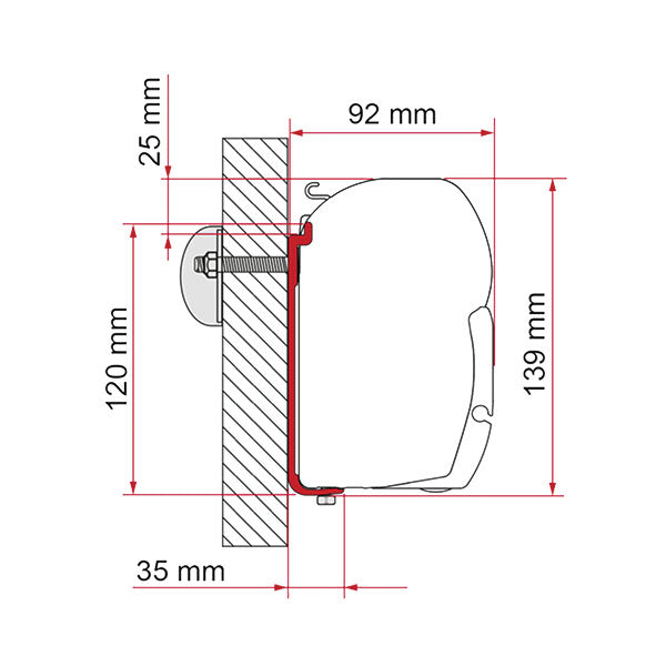 Fiamma Kit AS 120 98655-391