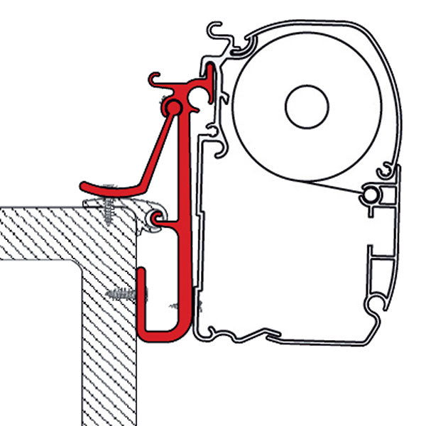 Fiamma Kit Caravan - Adattatore Veranda F45 S / F45 TI L / ZIP