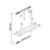 Fiamma Dachgepäckträger-Set für Ducato Transporter ab Baujahr 2006, Tiefschwarz, 08754-01A
