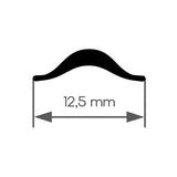 200 m VTE10G graues Schraubenabdeckungsprofil