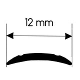 Profilo copriviti nero 200 m VTE10N