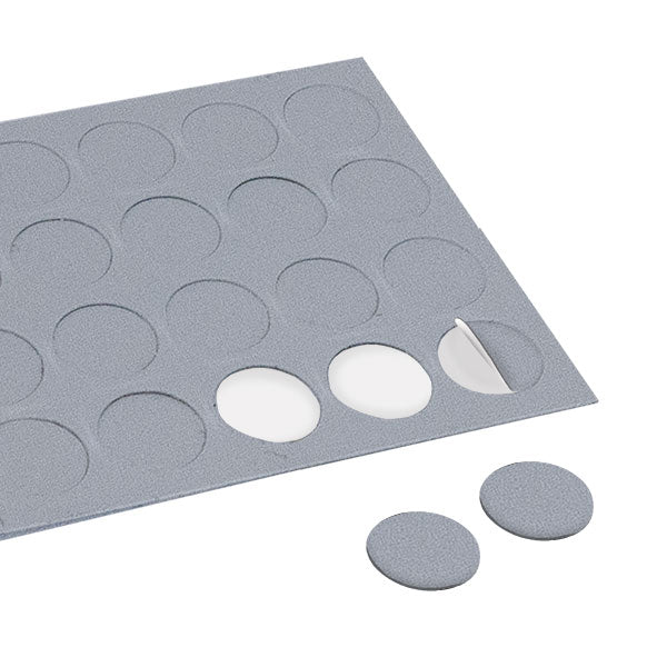 Pegatina gris claro para cubiertas de diámetro 13 mm VTE137