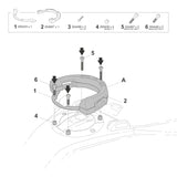 Sistema de fijación Shad Click para bolsa de depósito BMW R1300GS ADVENTURE 2025 W012CS
