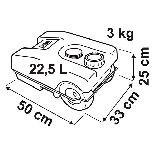 Fiamma Rolltank 23W 02428A01-