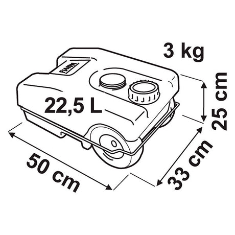 Fiamma Roll Tank 23W 02428A01-