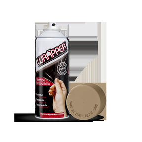 Wrapper pellicola spray rimovibile, 400 ml - Beige sabbia