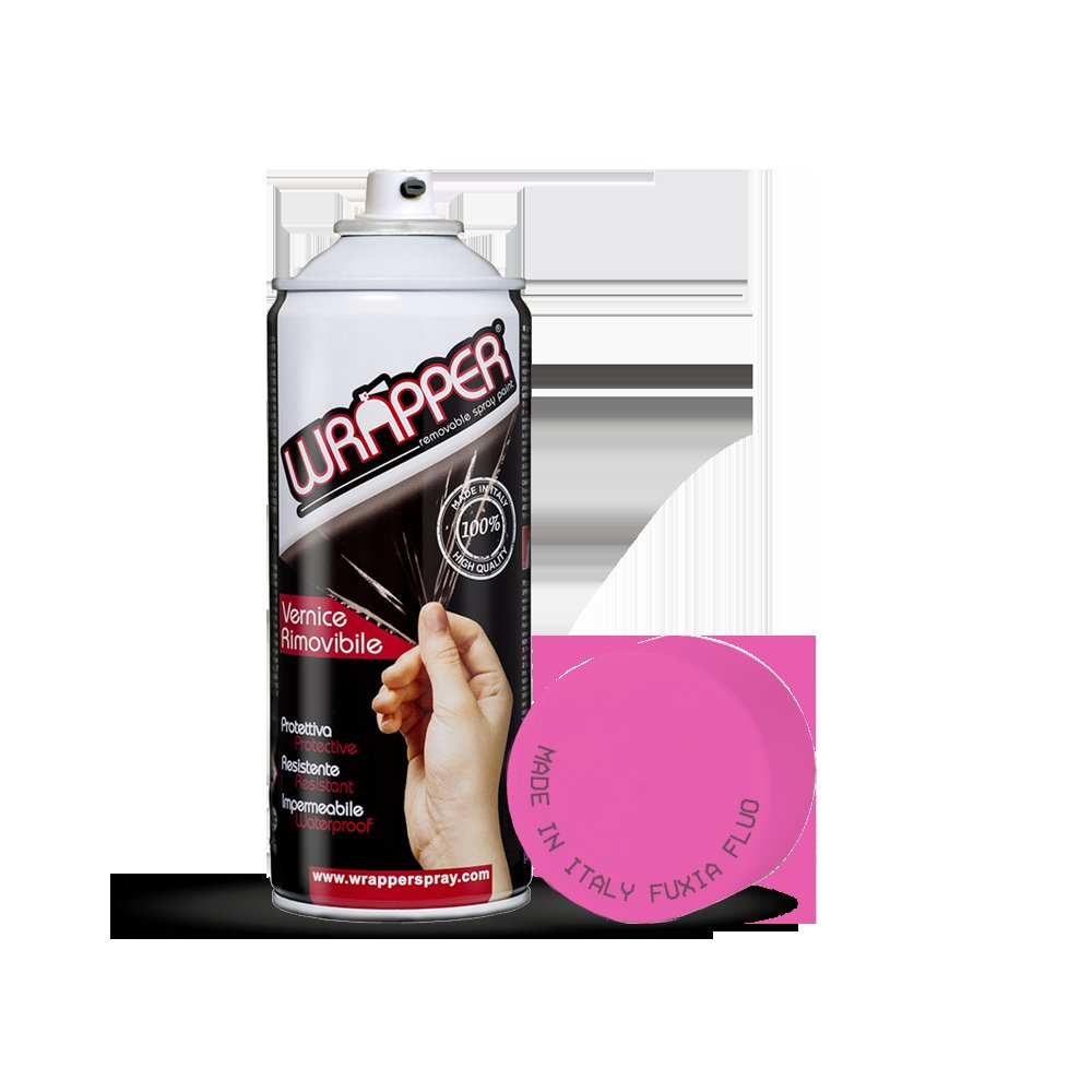 Wrapper pellicola spray rimovibile, 400 ml - Fuxia fluo