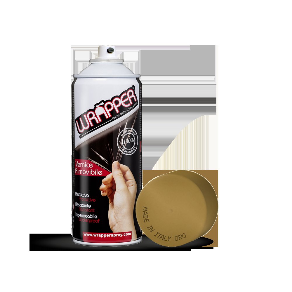 Wrapper pellicola spray rimovibile, 400 ml - Oro