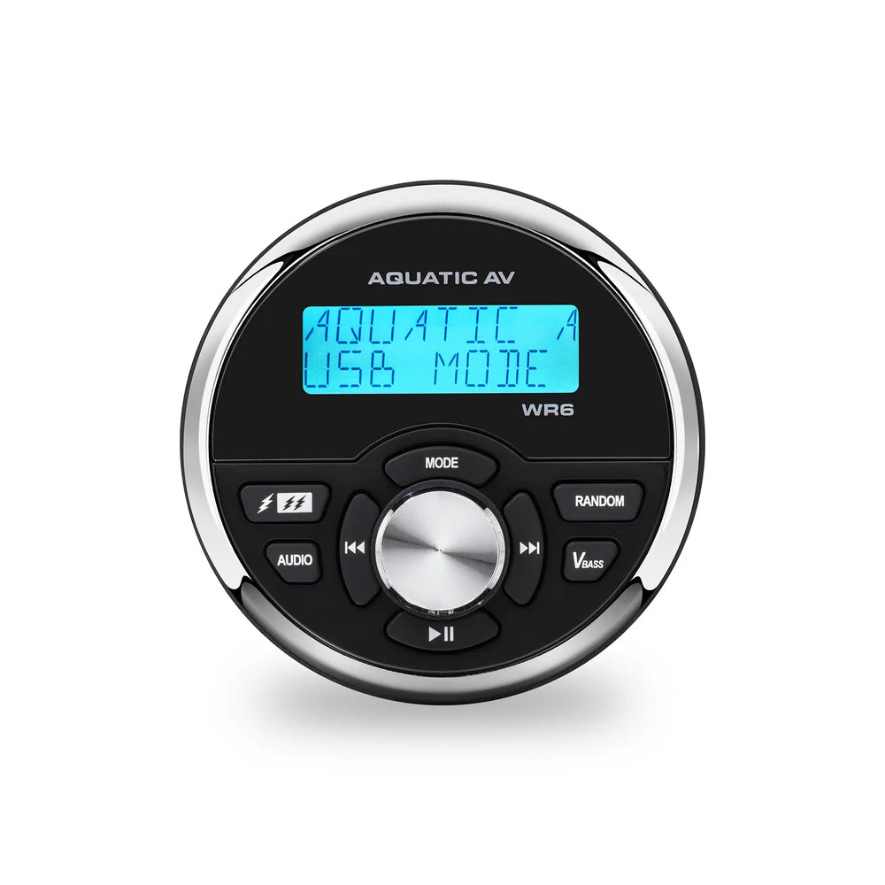 Aquatic AV WR6 – Telecomando Via Cavo Stagno IP65 per Stereo Marino | OUTLET