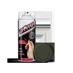 Wrapper pellicola spray rimovibile, 400 ml - Grigio verde