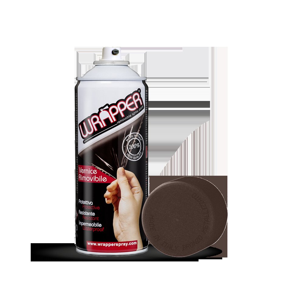 Wrapper pellicola spray rimovibile, 400 ml - Bronzo metallizzato