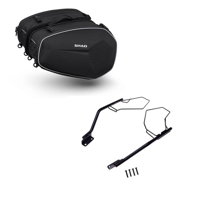 KIT CHASIS SHAD + BOLSAS E48 YAMAHA FAZER FZ8 10>