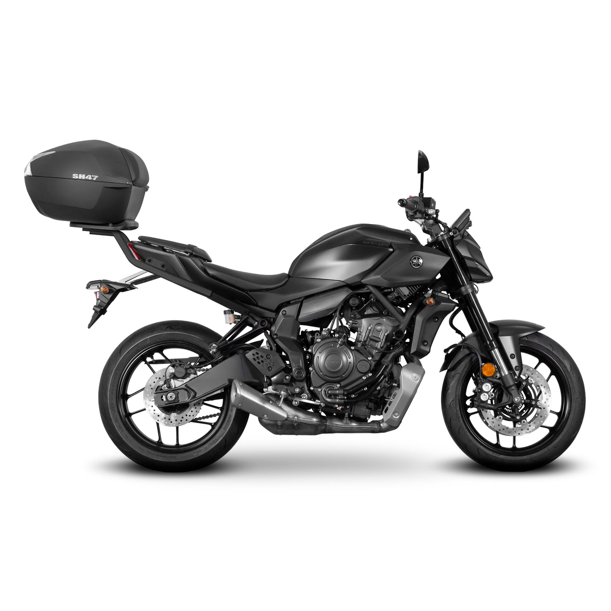 KIT DE BAÚL SUPERIOR SHAD SH59X + SOPORTE YAMAHA MT07 25