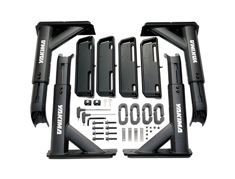 Yakima OverHaul HD, set 4 piedi con montanti ad altezza regolabile per pick-up