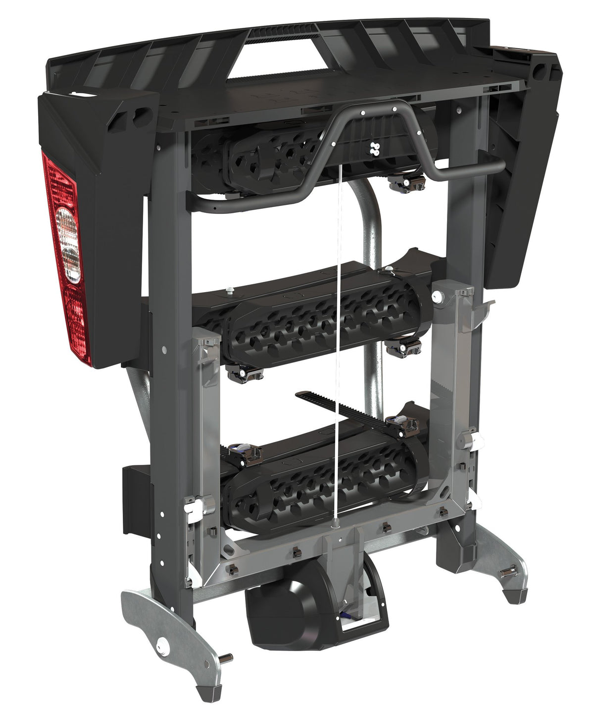 Yakima FoldClick, portabiciclette per gancio traino - 3 bici