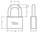 Yale Lucchetto standard 40 mm