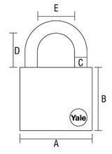 Candado especial Yale de 50 mm