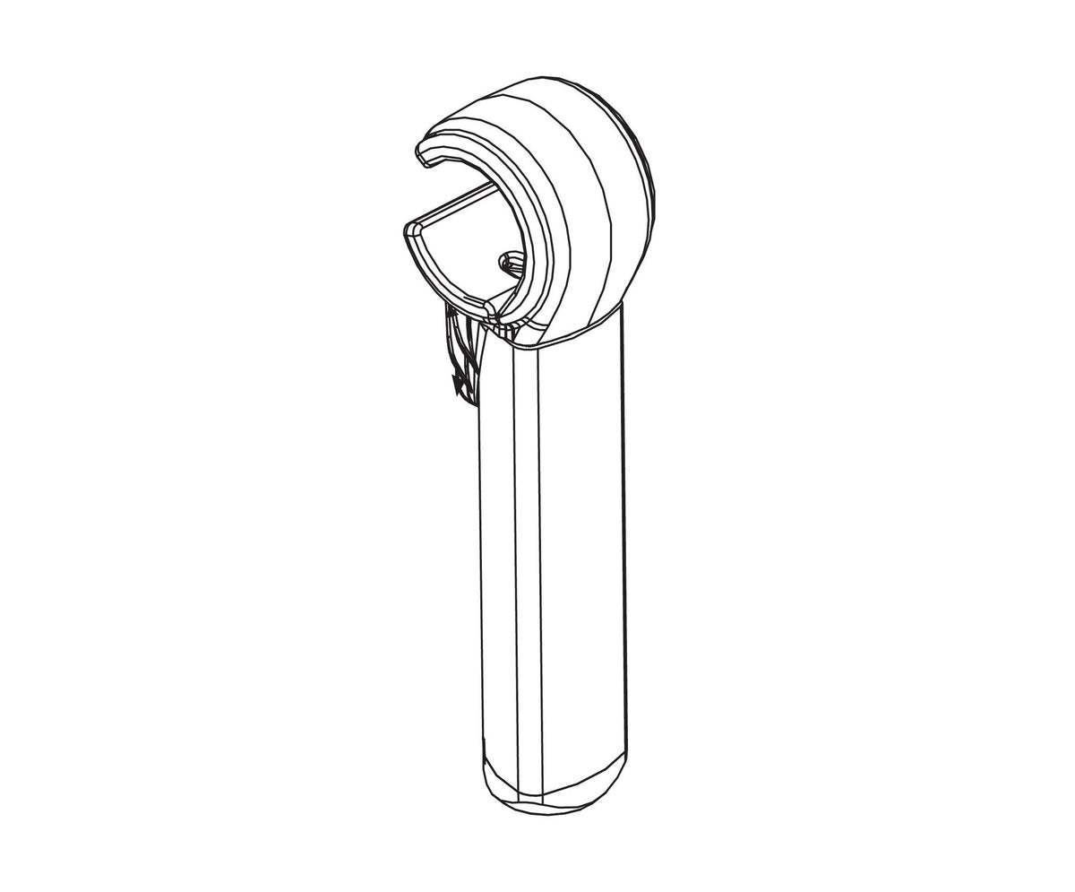 Lampa Ricambio Braccetto Ferma Telaio 100 mm per Portabici Justclick