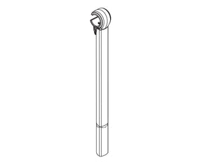 Yakima Ricambio braccetto ferma telaio 350 mm per portabici Justclick