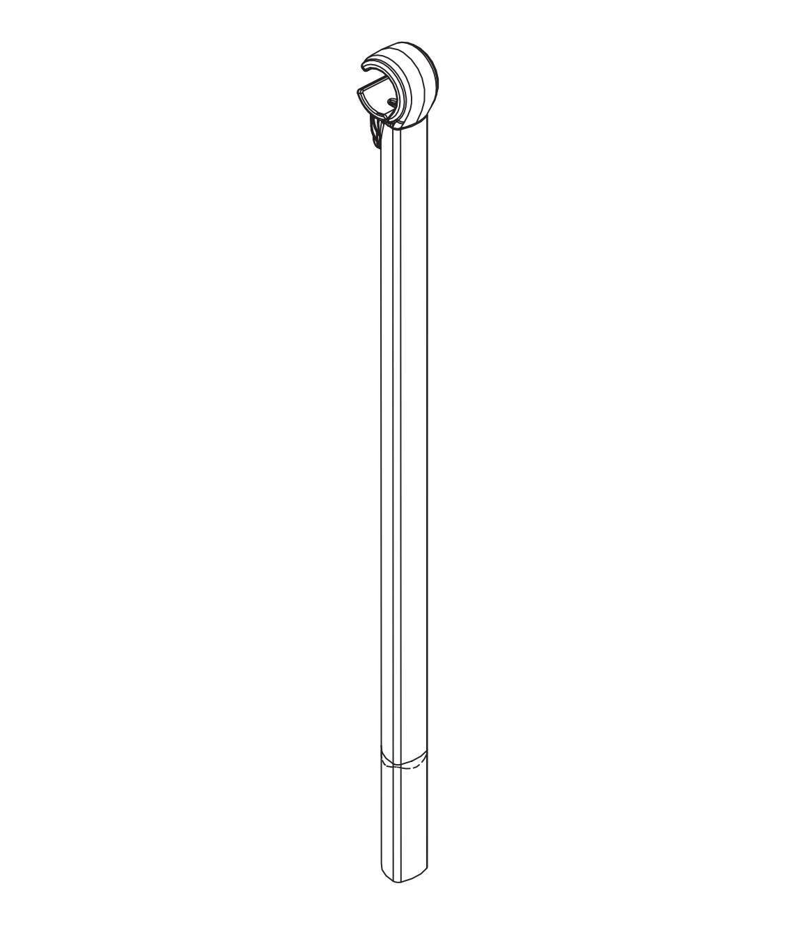 Yakima Ricambio Braccetto Ferma Telaio 460 mm per Portabici Justclick 3