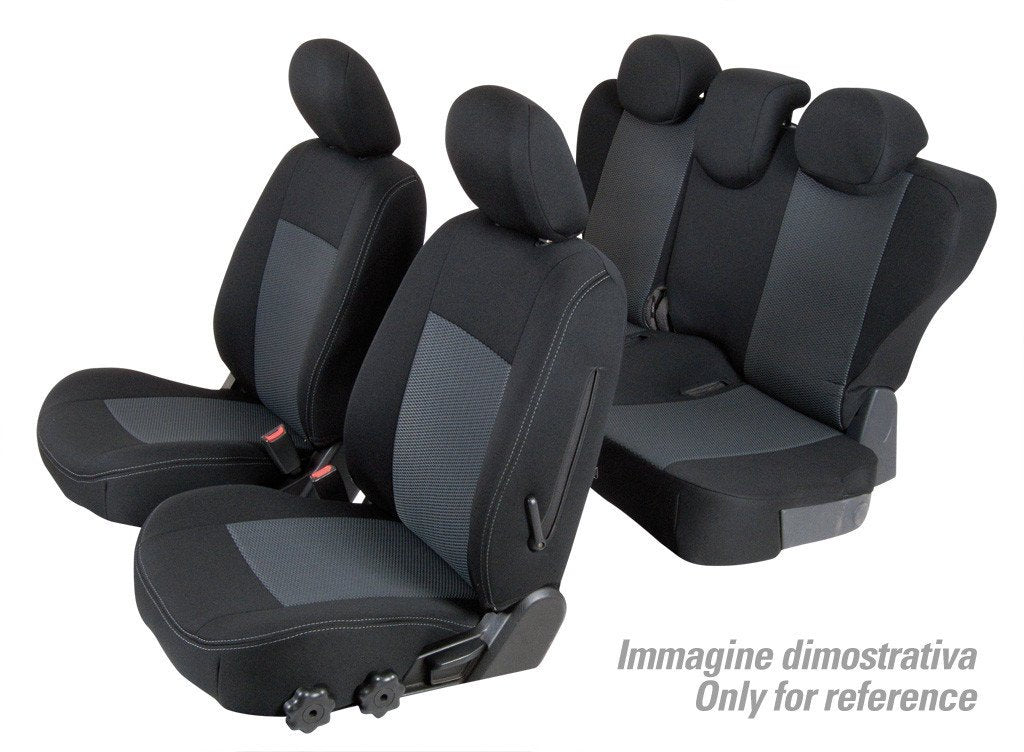 Lampa Set coprisedili Superior - Nero/Grigio - Fiat 500L (09/12>) QD15004F