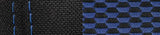 Set coprisedili Nero/Blu Fiat Panda 09/03>01/12 Classic 02/12>12/12 C15017D QC15017D