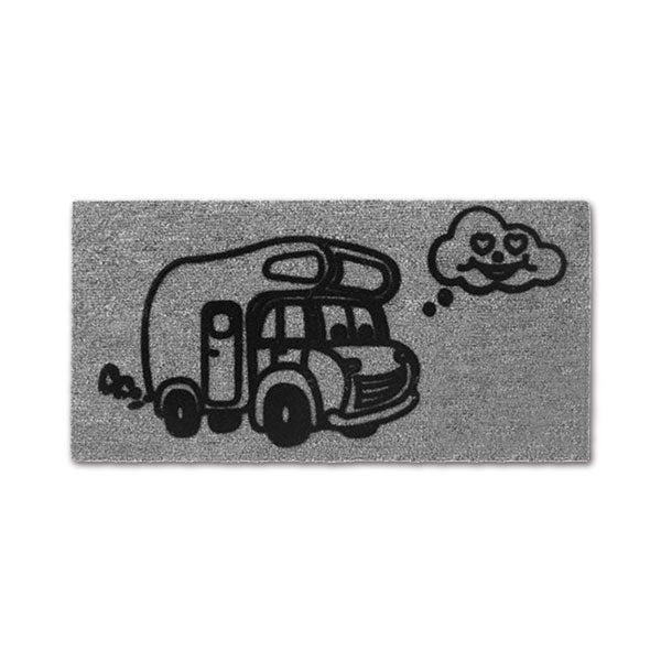 Felpudo de polipropileno para autocaravana ZRB101 de 25 x 50 cm