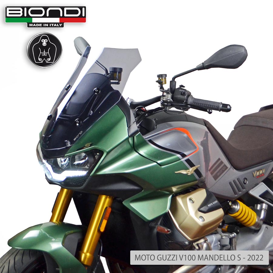 Biondi Cupolino Touring Fumé Chiaro Moto Guzzi V100 Mandello e Mandello S