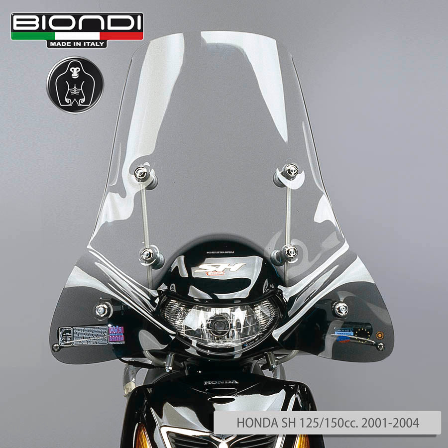 Biondi Parabrezza Club Trasparente Honda SH 125/150 2001-2004 - MPN 8061051
