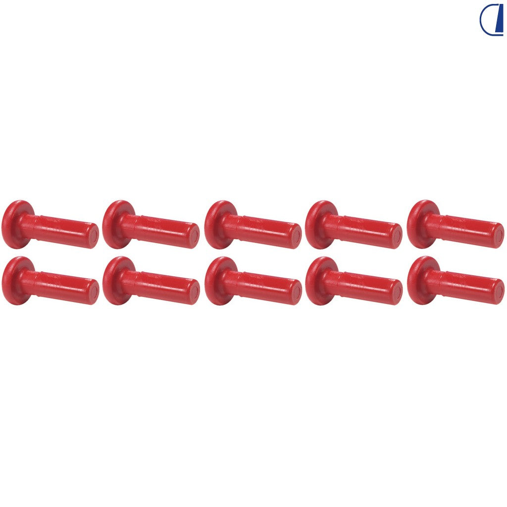John Guest Tappo cieco a innesto rapido 12 mm rosso per raccordi JG – conf. 10 pz